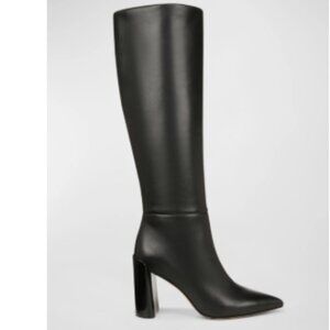 Vince Pilar Leather Knee High Boots in Black, Size 9 (NWT)
